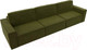 Миниатюра изображения товара Диван Лига Диванов Куба Лонг (микровельвет зеленый)