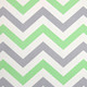 Миниатюра изображения товара Коврик для ванной Вилина Зигзаги 7068-22002 (50x85, серый/зеленый)
