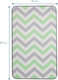 Миниатюра изображения товара Коврик для ванной Вилина Зигзаги 7068-22002 (50x85, серый/зеленый)