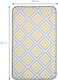 Миниатюра изображения товара Коврик для ванной Вилина Ромбы 7068-22003 (50x85, серый/желтый)