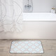 Миниатюра изображения товара Коврик для ванной Вилина Ромбы 7068-22003 (50x85, серый/голубой)
