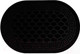 Миниатюра изображения товара Коврик грязезащитный Kovroff Чешуйки овал 45x75 / ПО/04/18/01 (черный)