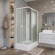 Миниатюра изображения товара Душевая кабина Niagara Promo P100/80/26Q/MT/BK 100x80x215