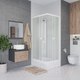 Миниатюра изображения товара Душевая кабина Niagara Promo P100/80/26Q/MT/BK 100x80x215