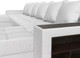 Миниатюра изображения товара Диван П-образный Лига Диванов Дубай полки справа (экокожа белый)
