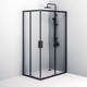 Миниатюра изображения товара Душевой уголок AM.PM Gem S W93G-404-120280-BT (черный матовый)