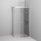 Миниатюра изображения товара Душевой уголок AM.PM X-Joy Square Slide 100x80 / W94G-403-10080-MТ (матовый хром/прозрачное стекло)