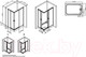 Миниатюра изображения товара Душевой уголок AM.PM X-Joy Square Slide 120x80 / W94G-403-12080-BТ (черный/прозрачное стекло)