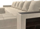 Миниатюра изображения товара Диван П-образный Лига Диванов Дубай полки справа (микровельвет бежевый)