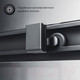 Миниатюра изображения товара Душевой уголок AM.PM Gem S Square Slide 90x90 / W93G-403-090BT (черный матовый/прозрачное стекло)