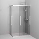 Миниатюра изображения товара Душевой уголок AM.PM Func Square Slide 120x90 / W84G-403-12090-MТ (хром матовый/прозрачное стекло)