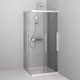 Миниатюра изображения товара Душевой уголок AM.PM Func Square Slide 90x90 / W84G-403-9090-МТ (хром матовый/прозрачное стекло)