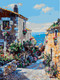 Миниатюра изображения товара Картина по номерам БЕЛОСНЕЖКА Городок на побережье Коста-Брава / 800-ASV
