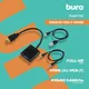 Миниатюра изображения товара Кабель/переходник Buro HDMI-M-VGA-F-WUSB HDMI (0.1м)
