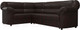 Миниатюра изображения товара Диван угловой Лига Диванов Карнелла левый / 60290  (экокожа коричневый)