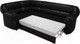 Миниатюра изображения товара Диван угловой Лига Диванов Карнелла левый / 60289 (экокожа черный)
