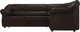 Миниатюра изображения товара Диван угловой Лига Диванов Карнелла правый / 60290  (экокожа коричневый)
