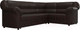 Миниатюра изображения товара Диван угловой Лига Диванов Карнелла правый / 60290  (экокожа коричневый)