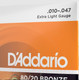 Миниатюра изображения товара Струны для акустической гитары D'Addario EJ10