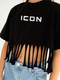 Миниатюра изображения товара Футболка детская Amarobaby Icon / AB-OD23-I30/09-152 (черный, р.152)