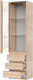 Миниатюра изображения товара Шкаф с витриной НК Мебель Stern ШКВ-1 / 72678282 (дуб сонома)
