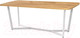 Миниатюра изображения товара Обеденный стол Millwood Лофт Мюнхен Л 200x100x75 (дуб золотой Craft/металл белый)