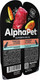 Миниатюра изображения товара Влажный корм для собак AlphaPet Superpremium Телятина с тыквой в соусе / 211003 (100г)