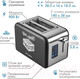 Миниатюра изображения товара Тостер Tuarex TK-6002 (черный/стальной)