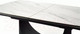 Миниатюра изображения товара Обеденный стол Halmar Osman 160-220x90x77 (белый мрамор/черный)