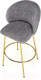 Миниатюра изображения товара Стул барный Halmar H116 (серый/золотой)