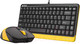 Миниатюра изображения товара Комплект клавиатура и мышь A4Tech Fstyler F1110 (черный/желтый)