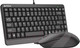 Миниатюра изображения товара Комплект клавиатура и мышь A4Tech Fstyler F1110 (черный/серый)