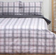 Миниатюра изображения товара Комплект постельного белья Love Life Серая клетка Евро / 9861645
