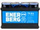 Миниатюра изображения товара Автомобильный аккумулятор Enerberg 6СТ-74R EFB R+ низкий 720A (74 А/ч)