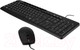 Миниатюра изображения товара Комплект клавиатура и мышь Оклик S650 (черный)