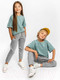 Миниатюра изображения товара Комплект одежды для малышей Amarobaby Jump / AB-OD21-JUMP22/3211-92 (мятный/серый, р.86-92)