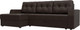 Миниатюра изображения товара Диван угловой Лига Диванов Эмир БС левый (экокожа коричневый)