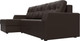 Миниатюра изображения товара Диван угловой Лига Диванов Эмир БС левый (экокожа коричневый)