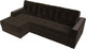 Миниатюра изображения товара Диван угловой Лига Диванов Эмир БС левый (микровельвет коричневый)