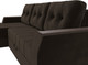 Миниатюра изображения товара Диван угловой Лига Диванов Эмир БС левый (микровельвет коричневый)