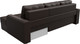 Миниатюра изображения товара Диван угловой Лига Диванов Эмир БС правый (экокожа коричневый)