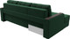 Миниатюра изображения товара Диван угловой Лига Диванов Эмир БС левый (велюр зеленый)