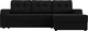 Миниатюра изображения товара Диван угловой Лига Диванов Эмир БС правый (микровельвет черный)