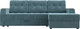 Миниатюра изображения товара Диван угловой Лига Диванов Эмир БС правый (велюр бирюзовый)