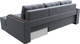 Миниатюра изображения товара Диван угловой Лига Диванов Эмир БС правый (велюр серый)