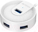 Миниатюра изображения товара USB-хаб A4Tech HUB-30 (белый)