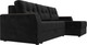 Миниатюра изображения товара Диван угловой Лига Диванов Эмир БС правый (велюр черный)