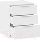 Миниатюра изображения товара Прикроватная тумба ТриЯ Порто ТД-393.03.01 (белый жемчуг/белый софт)