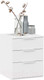 Миниатюра изображения товара Прикроватная тумба ТриЯ Порто ТД-393.03.01 (белый жемчуг/белый софт)