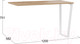 Миниатюра изображения товара Письменный стол ТриЯ Порто ТД-393.15.01 (белый/яблоня беллуно)